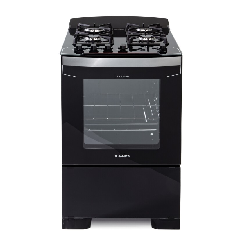 Cocina James 4H C 805 negra Cocina James 4H C 805 negra
