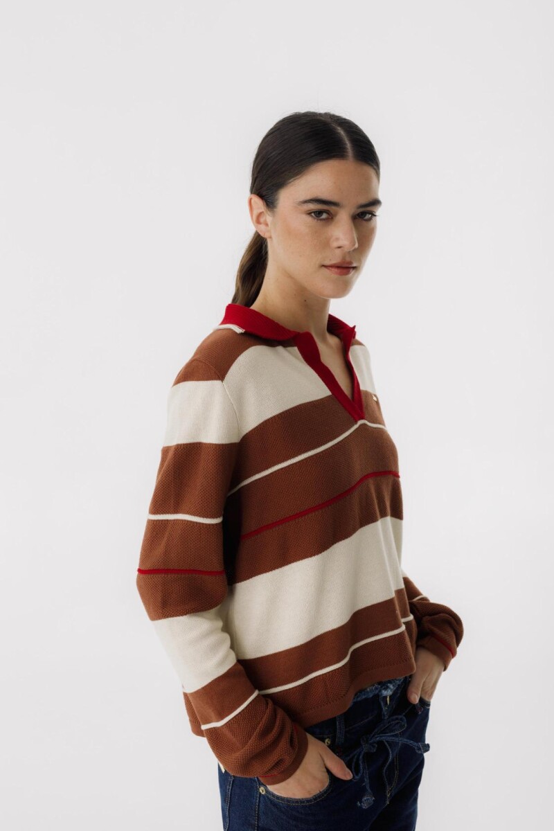 PRE VENTA Tshirt Polo Romba Chocolate
