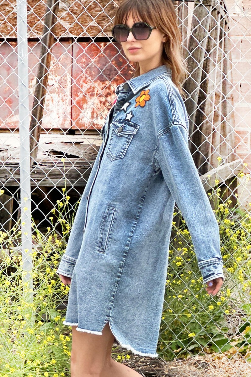 VESTIDO DENIM Azul