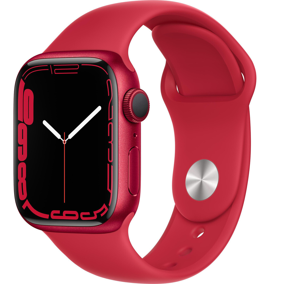 Apple watch serie 7 (gps) 41mm aluminum sport band Red