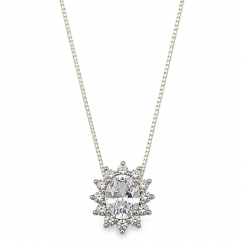 Cadena y colgante con Zirconias Cadena y colgante con Zirconias