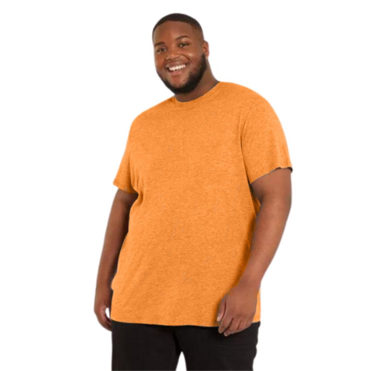 Camiseta Básica Plus Talles Especiales - Naranja 