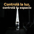 Cortina 100% Blackout 2Paños 140x220 Textura Lino Doble Faz Variante Color Gris Claro