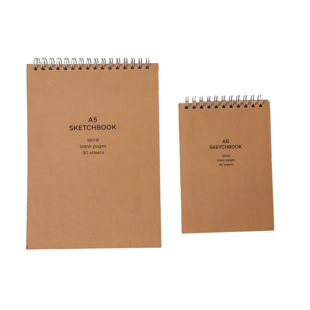 CUADERNO NOTAS PAPEL-Y-ALGODON NATURAL-BEIGE 30 HOJAS