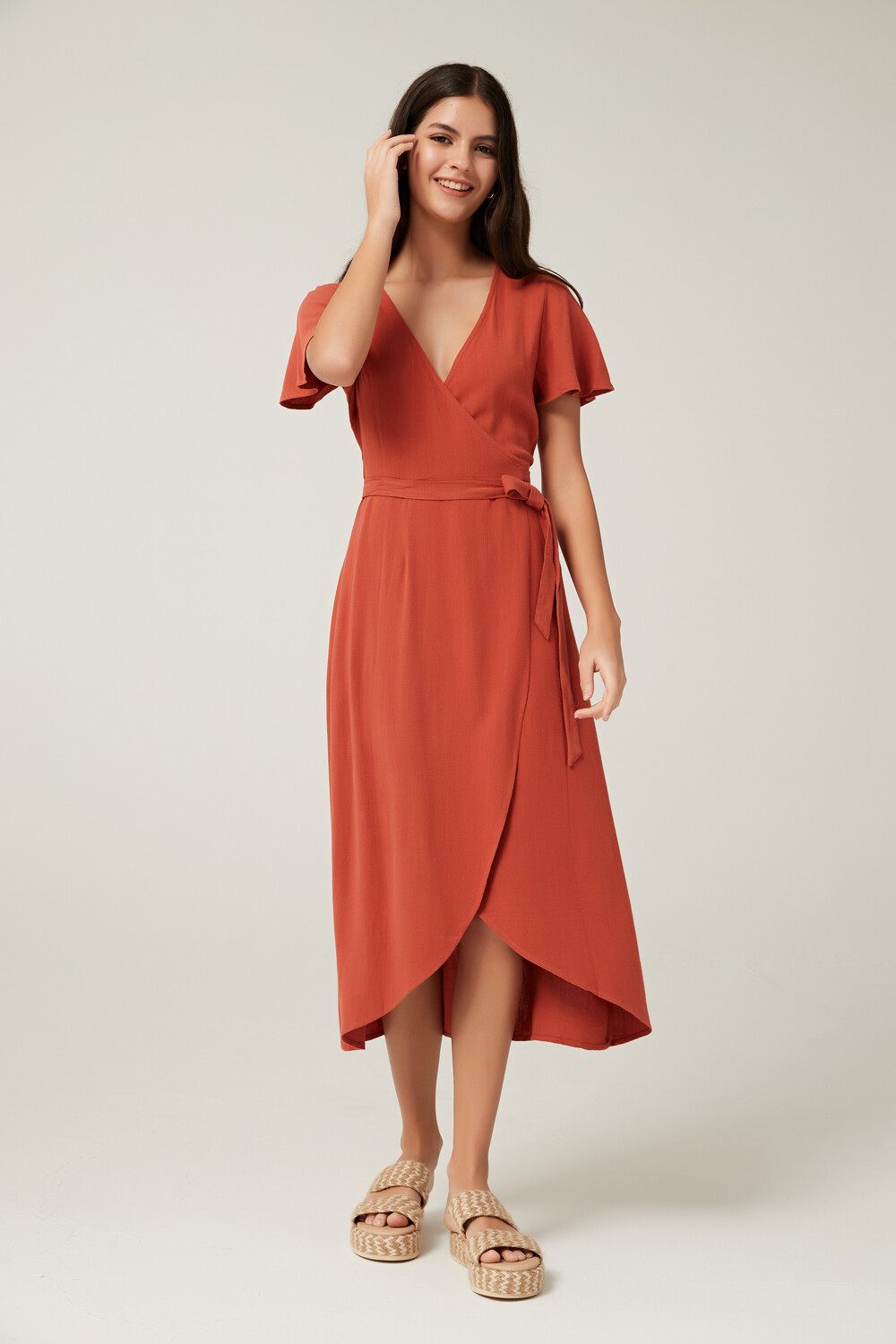 Vestido Biruk Rosa Oscuro