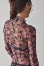TOP ESTAMPADO LADY LUX Negro