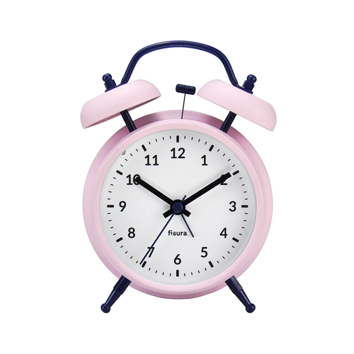 Reloj Despertador Retro Rosa & Azul 