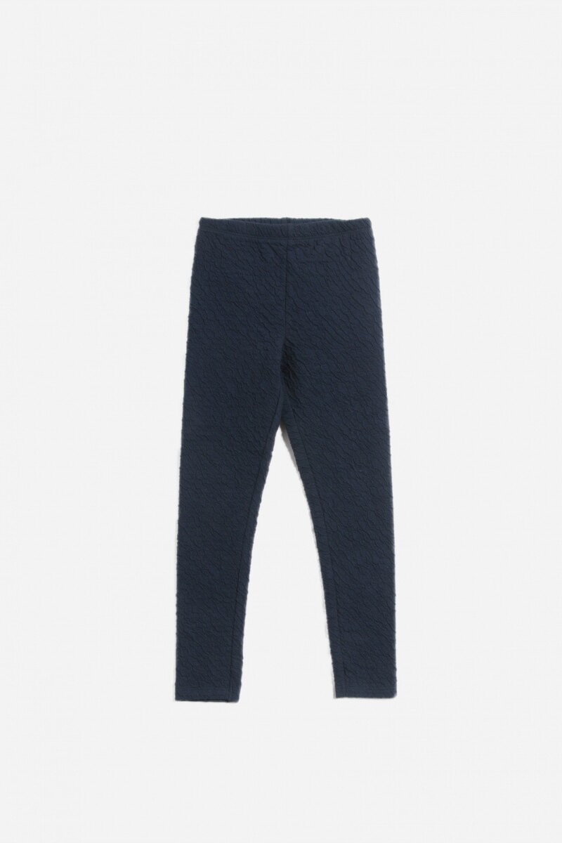 Legging con textura - Azul 