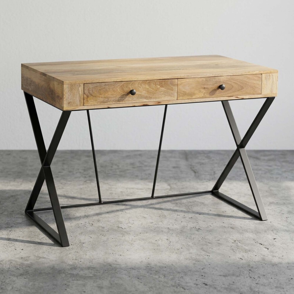 ESCRITORIO MADERA-DE-MANGO MARRON BINGLEY