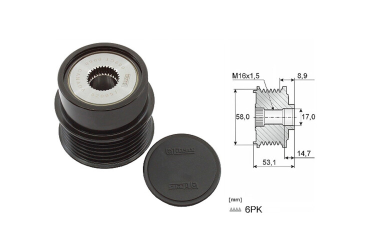 Polea Alternador Marcha Libre Hyundai Veloster/Tucson 11-25 Polea Alternador Marcha Libre Hyundai Veloster/Tucson 11-25