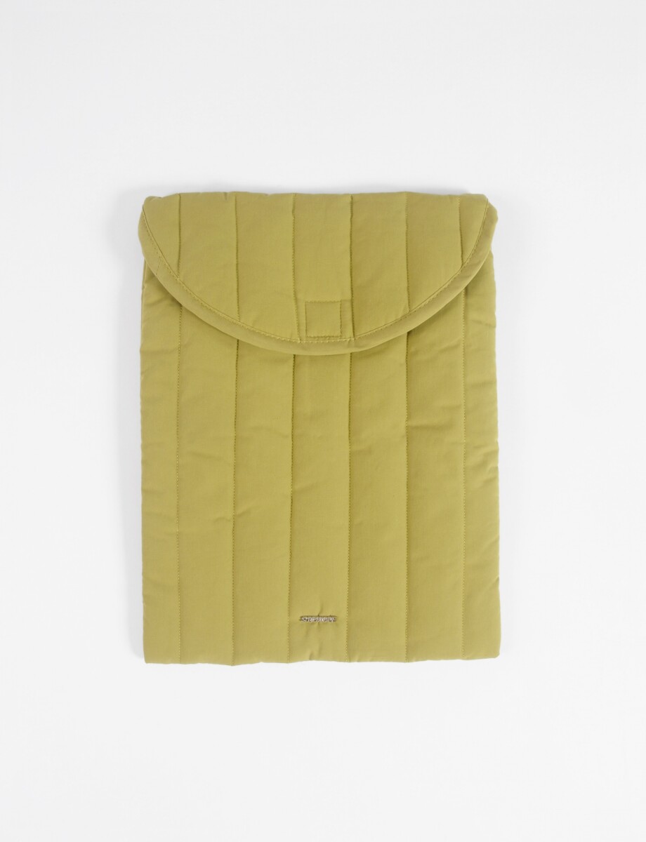 Estuche porta laptop puffy 16 pulgadas - verde 