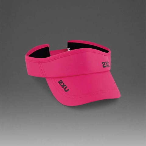 Gorra Running Run Visor Unisex Fuchsia/black