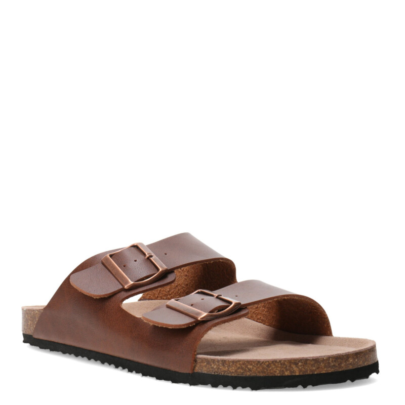 Sandalias de Hombre Branch ROUF con dos bandas Marrón