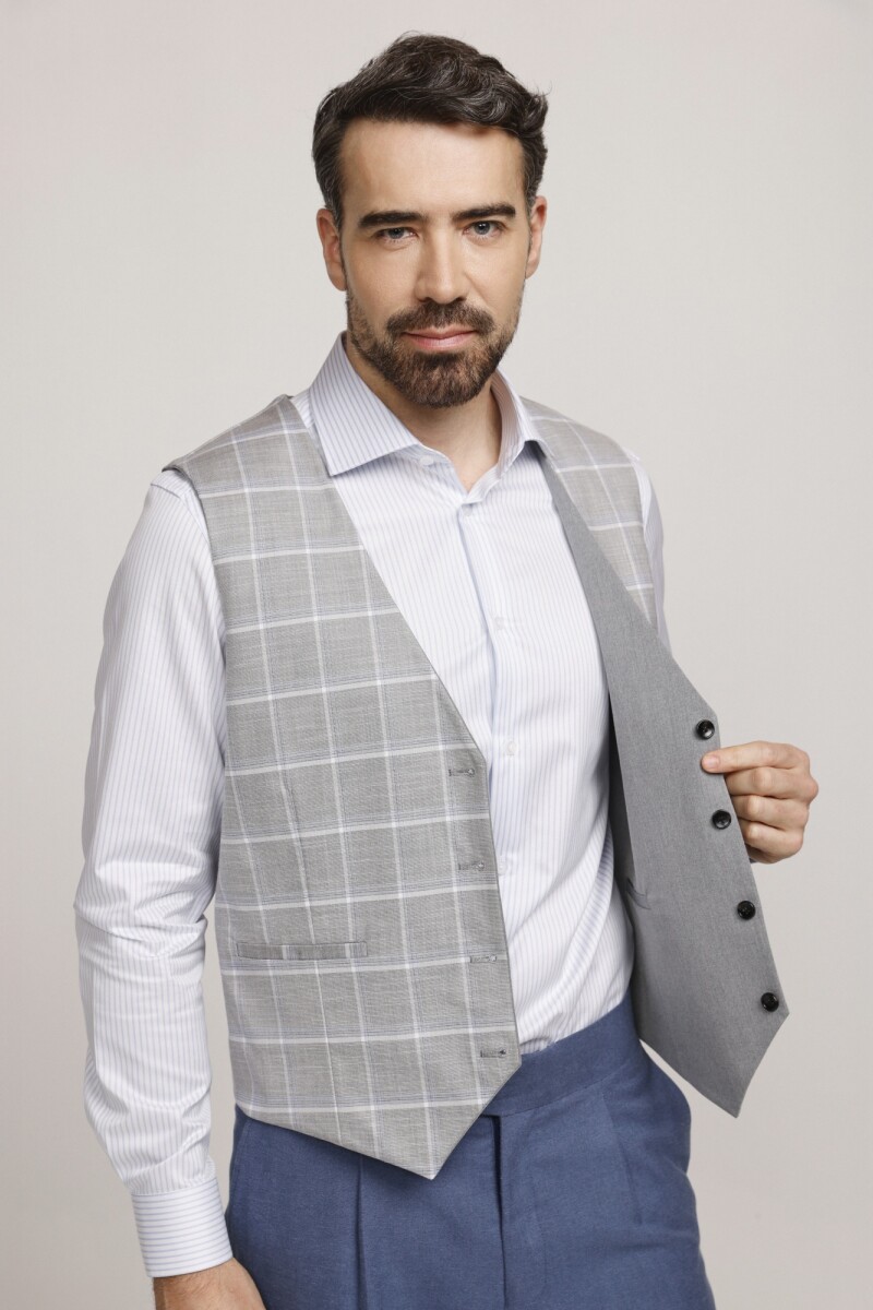 Chaleco Reversible Due Volti GRIS/CHARCOAL