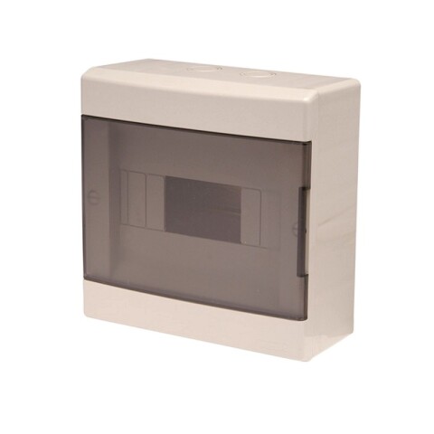 TABLERO EXT. PLASTICO DIN 8TM TRANSPARENTE TABLERO EXT. PLASTICO DIN 8TM TRANSPARENTE