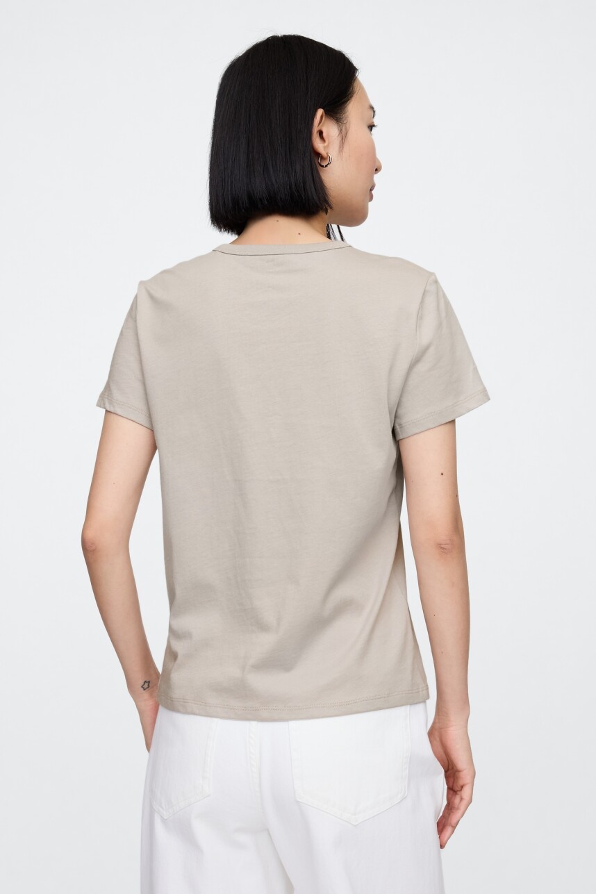 Remera Gràfico Manga Corta Mujer Frosty Morning