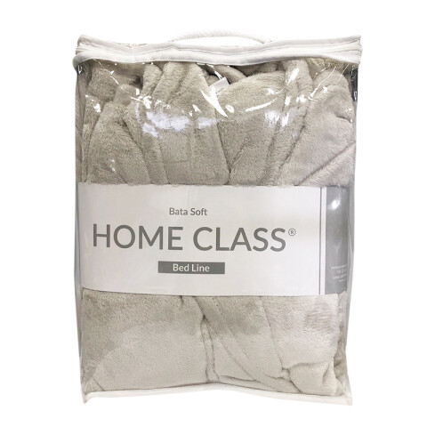 Bata de Cama Microfibra Home Class Talle P al XG BEIGE 1