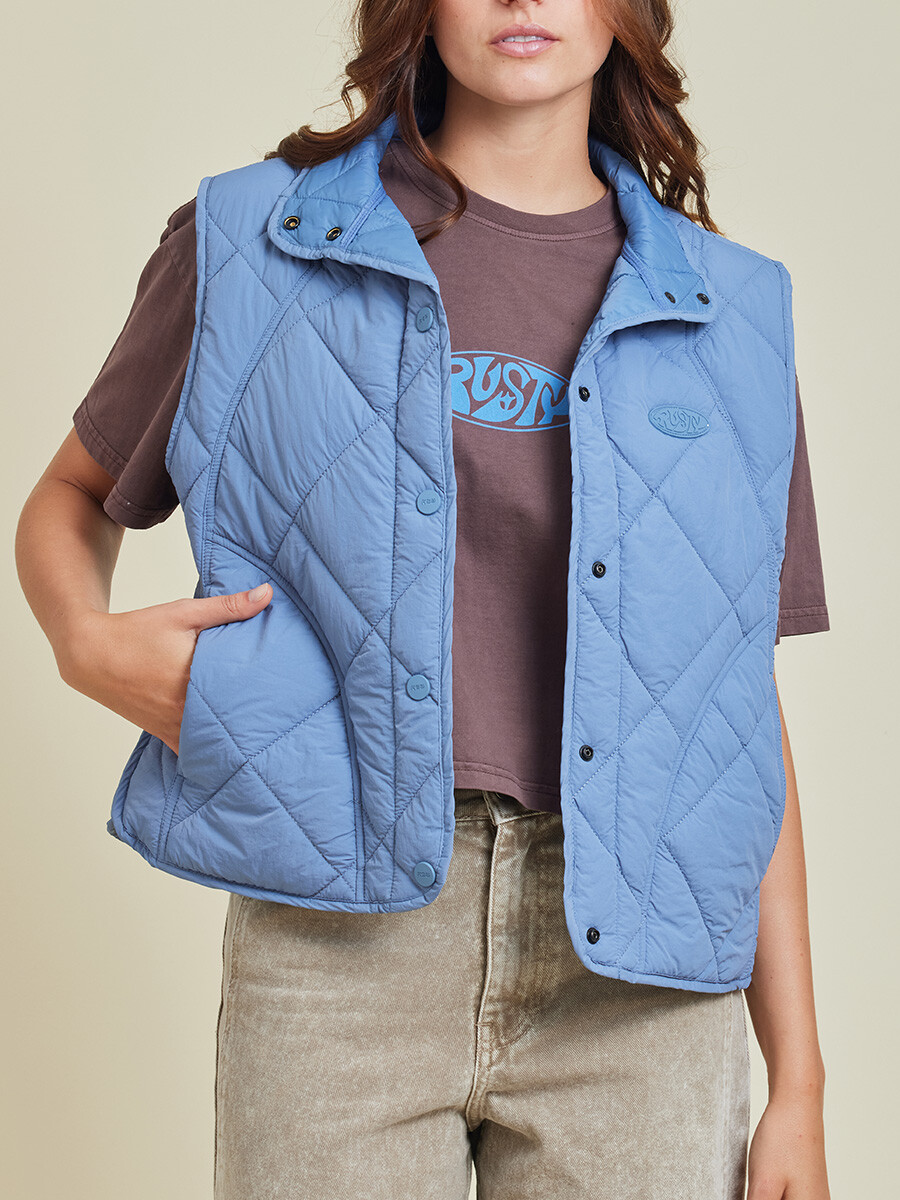 CHALECO JIZU RUSTY - Celeste 