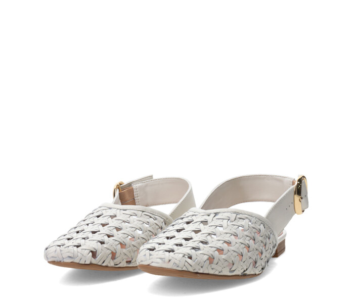 Zapatos de Mujer Bottero Tira Trasera Marfil