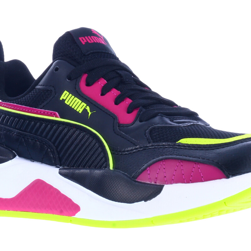 Championes de Mujer Puma X-Ray 2 Square W Negro - Fucsia - Amarillo
