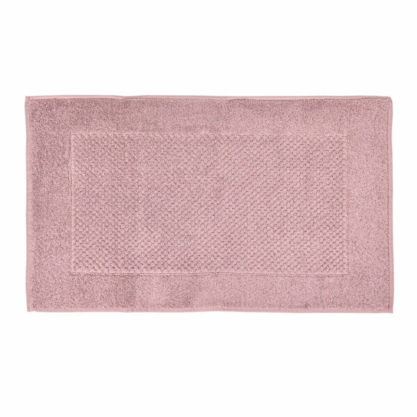 Toalla para pies hilo peinado Rosa Viejo