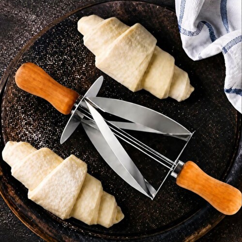 Rodillo cortador de croissants de metal N/a