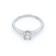 Anillo solitario en oro 18k y brillante Anillo solitario en oro 18k y brillante