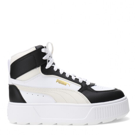 Championes de Mujer Puma Karmen Rebelle Mid Blanco - Negro - Beige Claro