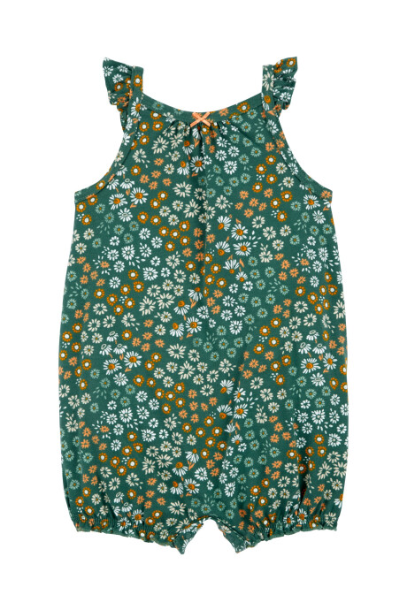 Monito bombachudo de algodón diseño floral Sin color