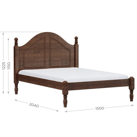 Cama 1.40 Oro Café U