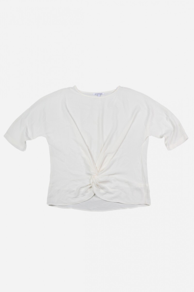 Blusa con nudo BLANCO