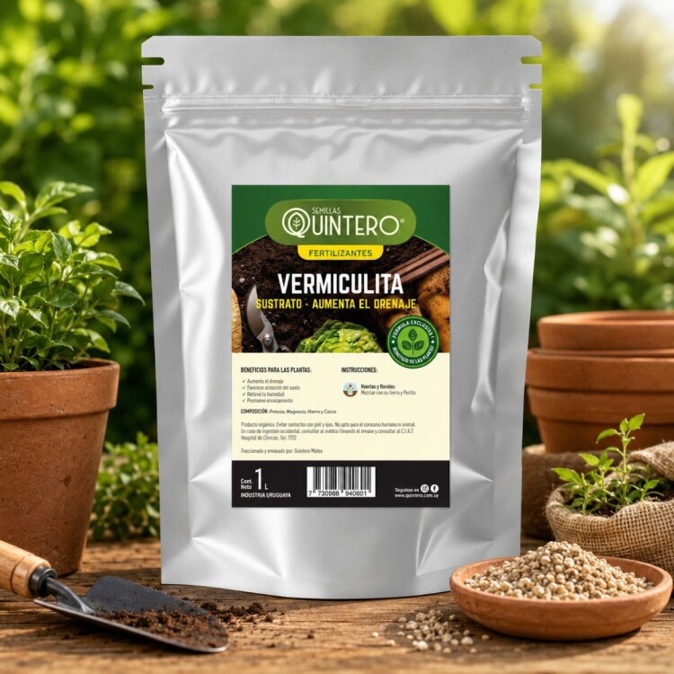 Vermiculita Sustrato para Plantas 1 litro Vermiculita Sustrato para Plantas 1 litro
