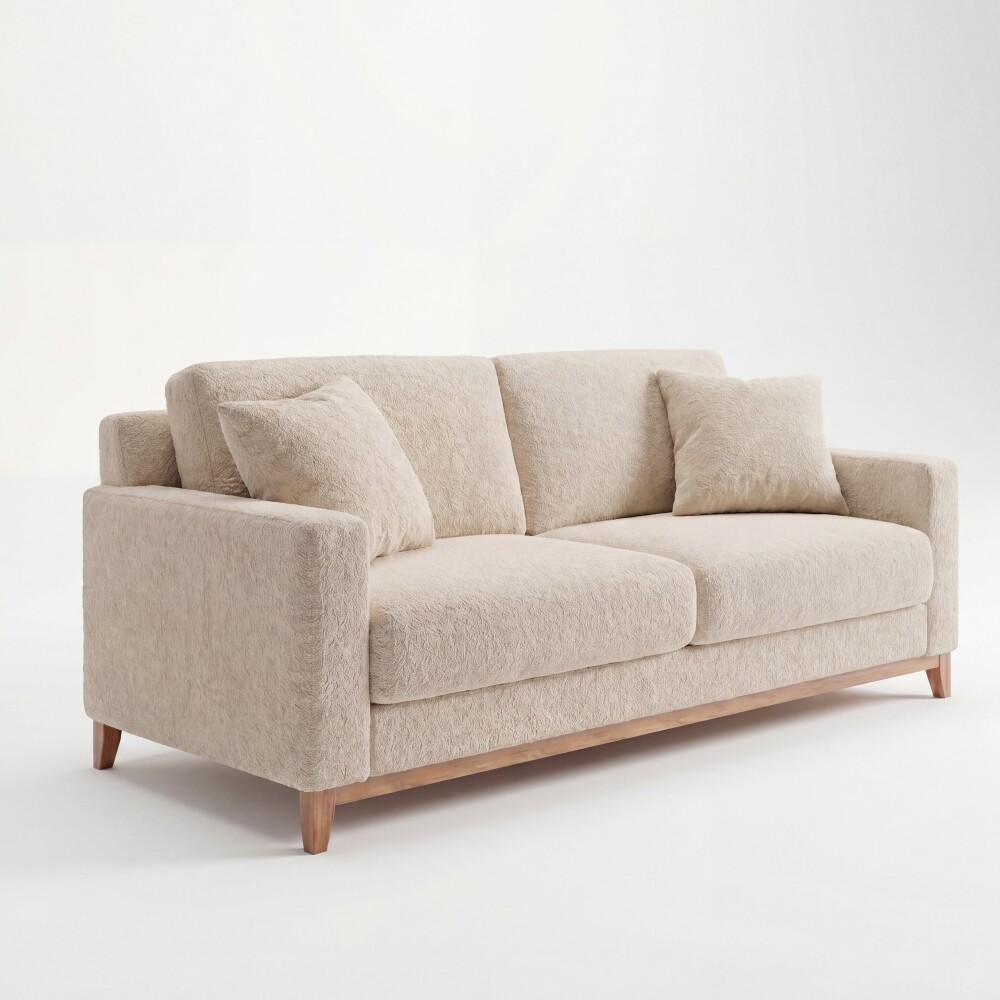 SILLÓN SOFÁ LIVING 2 CUERPOS BEIGE SILLÓN SOFÁ LIVING 2 CUERPOS BEIGE