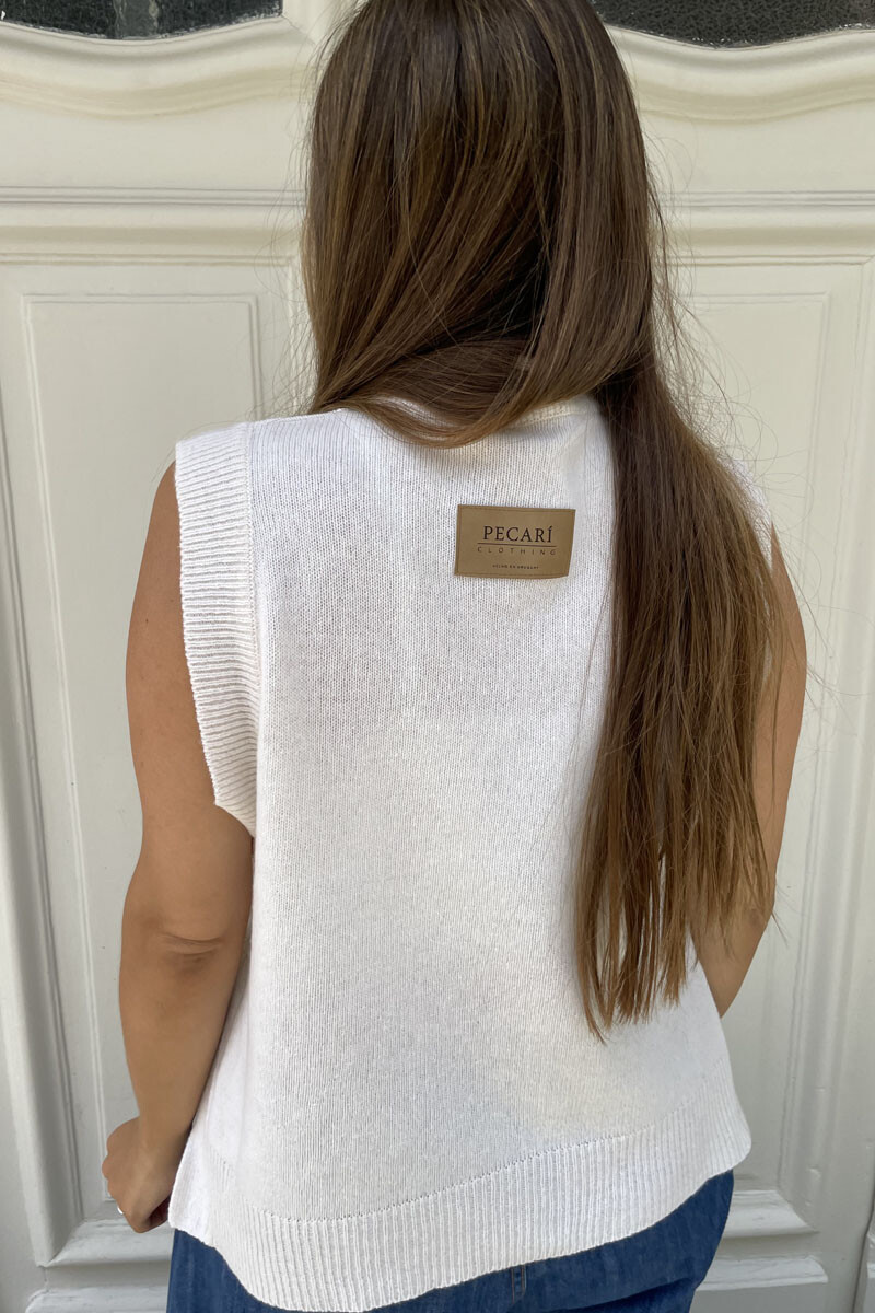 Chaleco Lirio Natural