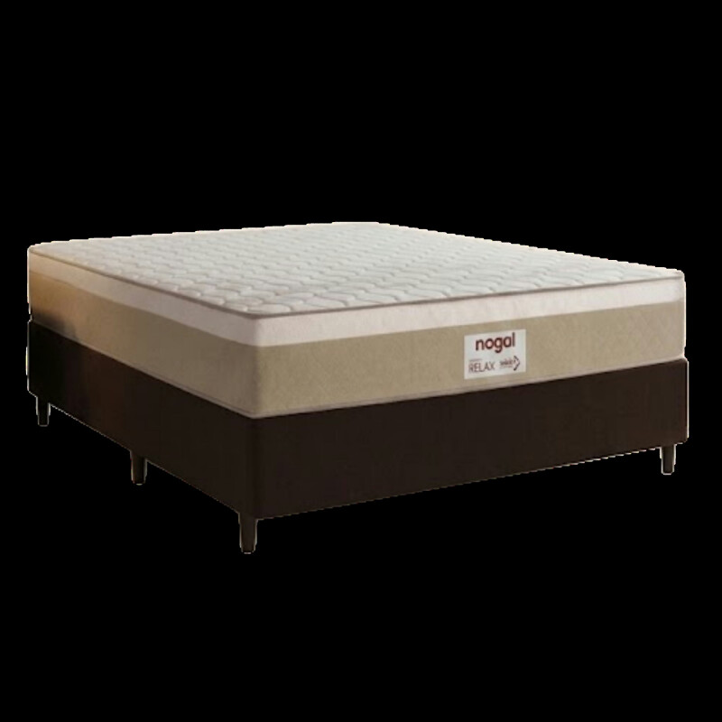 Sommier Nogal Relax Base + Colchon 140x190 Sommier Nogal Relax Base + Colchon 140x190