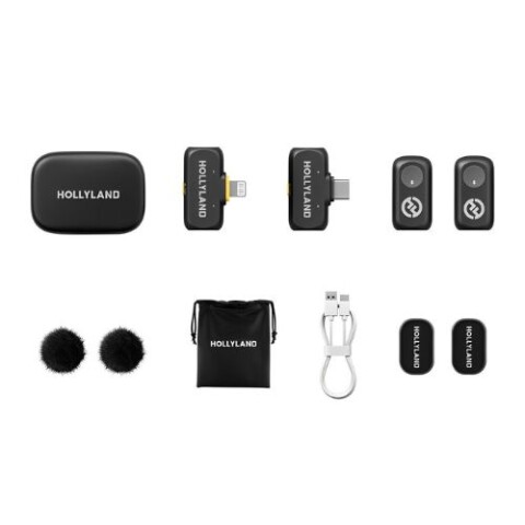 Micrófono Hollyland Lark A1 Inalámbrico - Negro Micrófono Hollyland Lark A1 Inalámbrico - Negro
