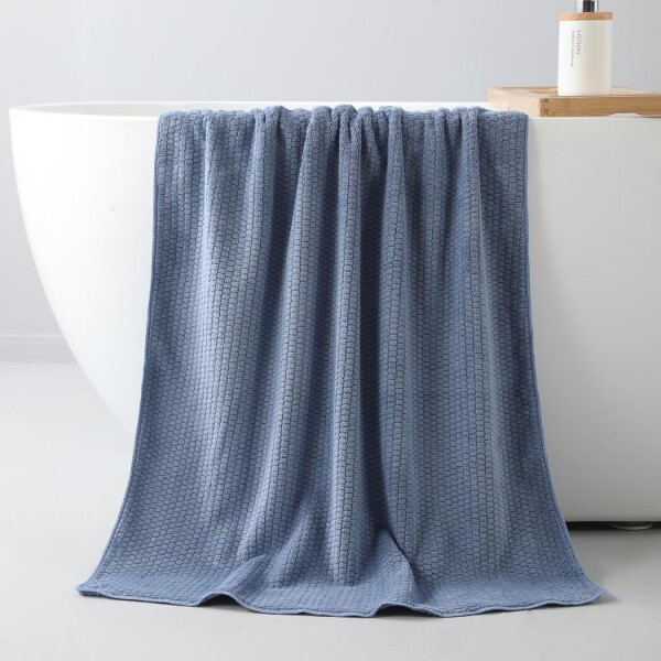 Toalla de baño azul