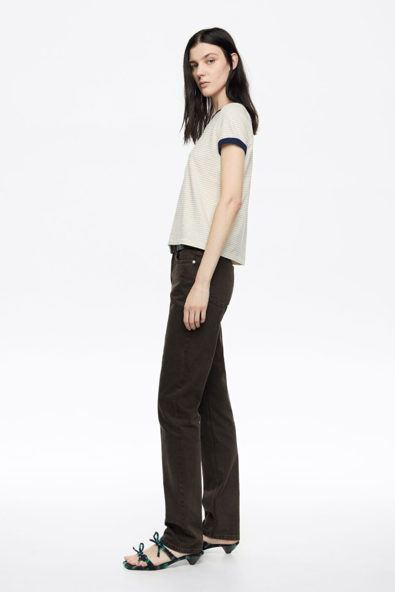 DENIM AJUSTADO Marron