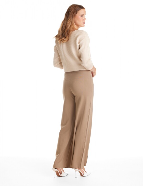 Pantalon Wide Leg TOSTADO