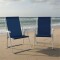 Set X 2 Sillas Altas Conforto Sannet Aluminio AZUL OSCURO