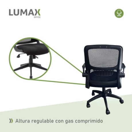 Silla Oficina Trent Ergonomica Giratoria para Escritorio Negro