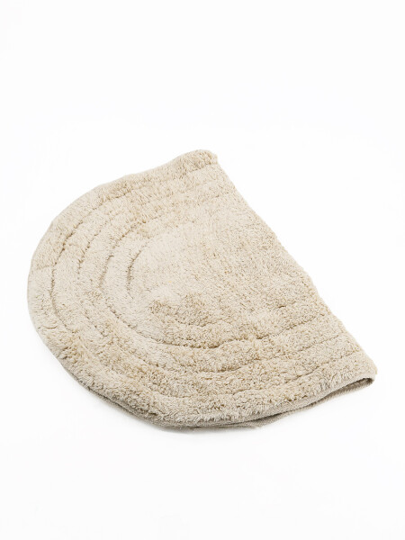 ALFOMBRA BAÑO OVAL COTTON BEIGE (V)