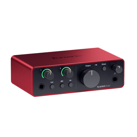 Interfaz De Audio Focusrite Scarlett Solo Studio 4th Gen Pack Interfaz De Audio Focusrite Scarlett Solo Studio 4th Gen Pack