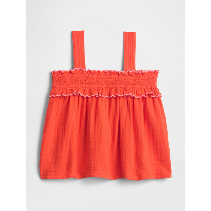 V-SL WOVEN TOP POSTER RED