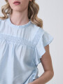 Blusa Tursi Celeste Claro