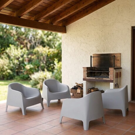 Set x4 Sillón Skarpo GRIS