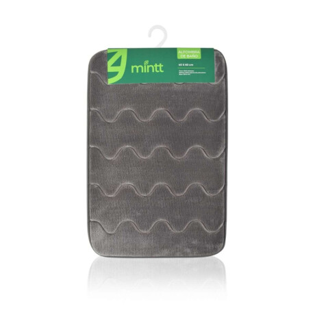 Alfombra de Baño Memory Foam 40x60cm Gris