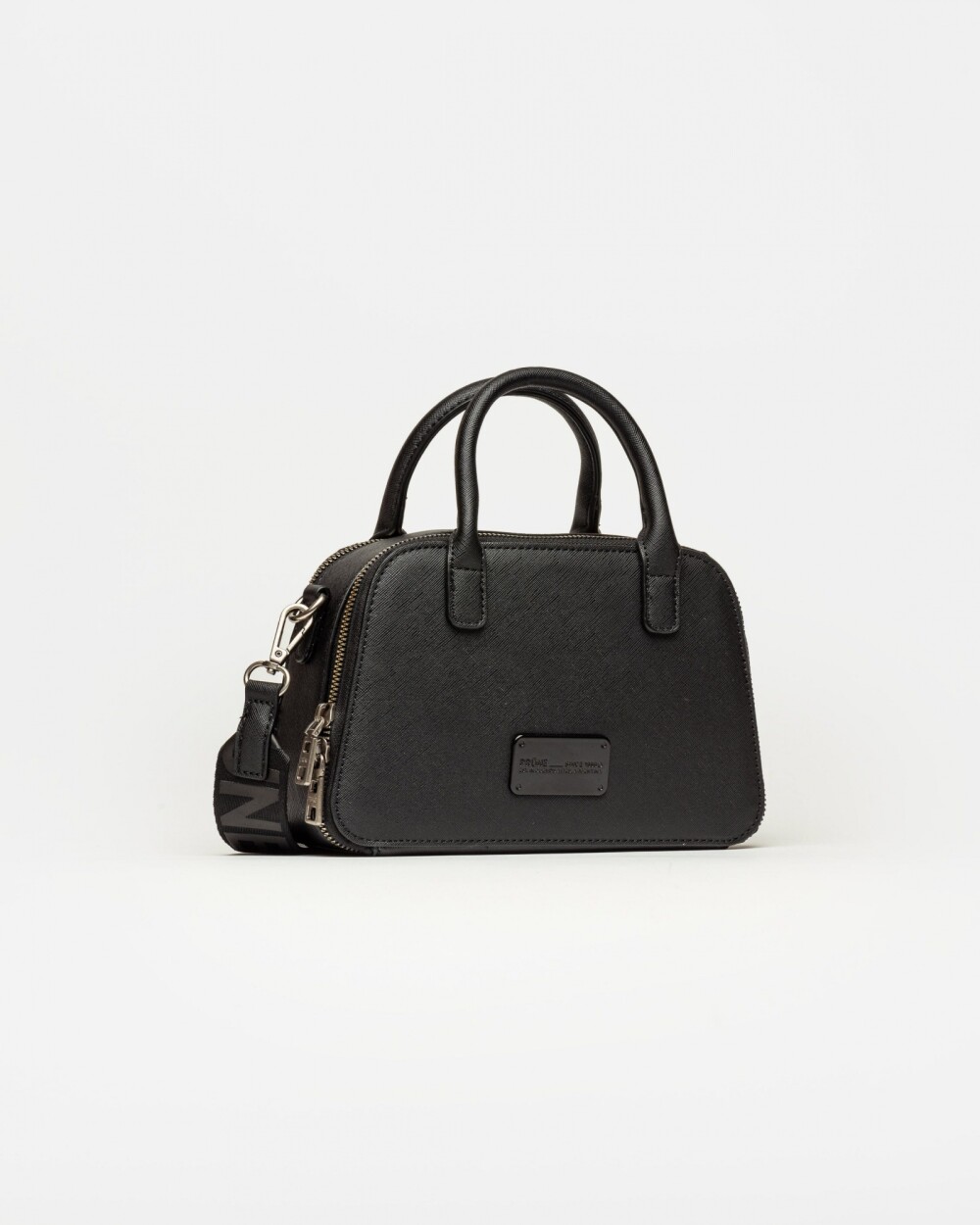 Cartera de mano New Penny en efecto cuero zaffiano Negro