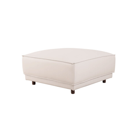 PUFF CUERO-100-NATURAL BLANCO ROMEO TP2 GRANO