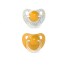 Set x2 chupete anatómico Suavinex 6 a 18M Manchas mostaza